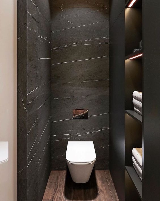 Black Marble Natural Stone Bathroom