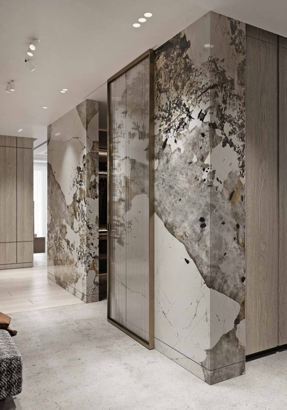 Green Grey White Multi Colour Marble Natural Stone Residential