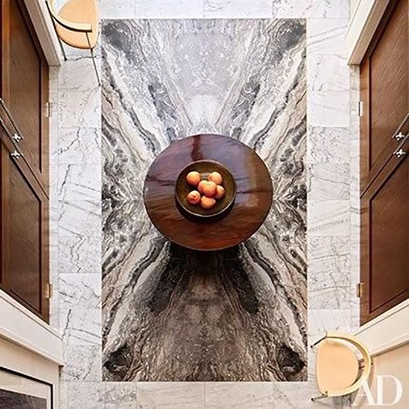 Brown Grey Beige Multi Colour Marble Natural Stone Flooring