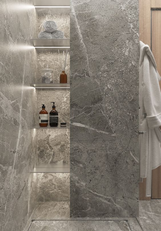 Grey Marble Natural Stone Bathroom