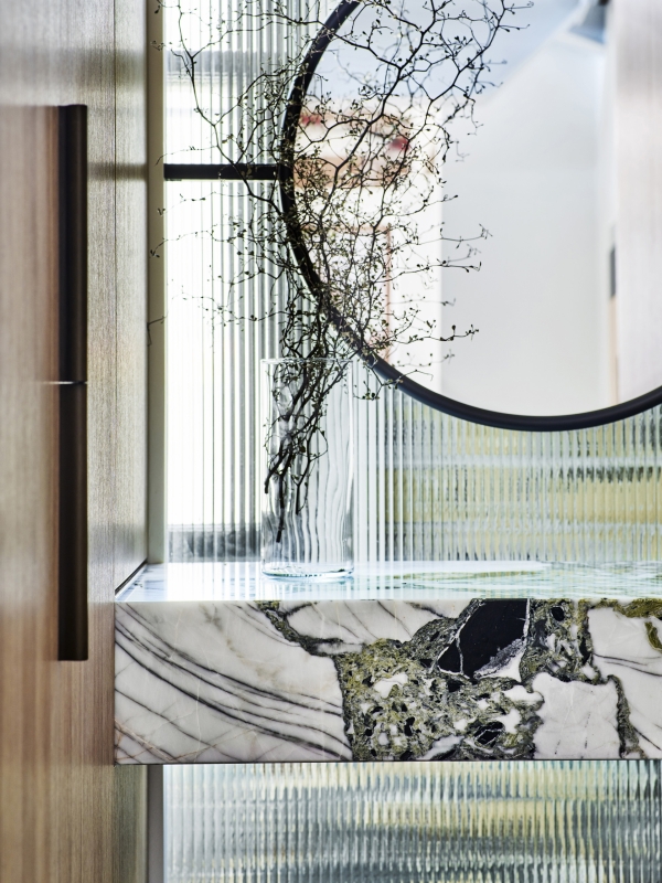 Green Grey White Marble Natural Stone
