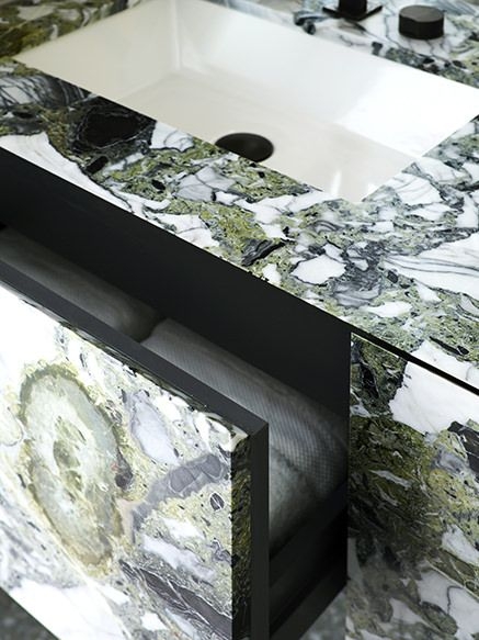 Green Grey White Marble Natural Stone