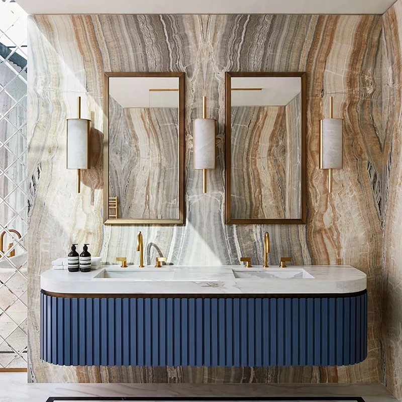 Beige Brown Grey Marble Natural Stone