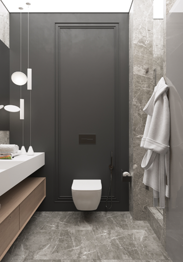 Grey Marble Natural Stone Bathroom