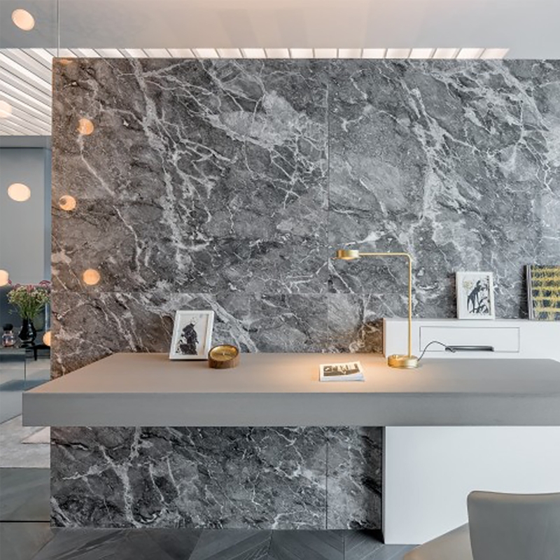 Grey Marble Natural Stone Feature Wall