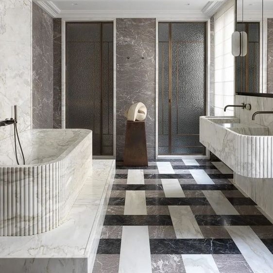 marble bathroom