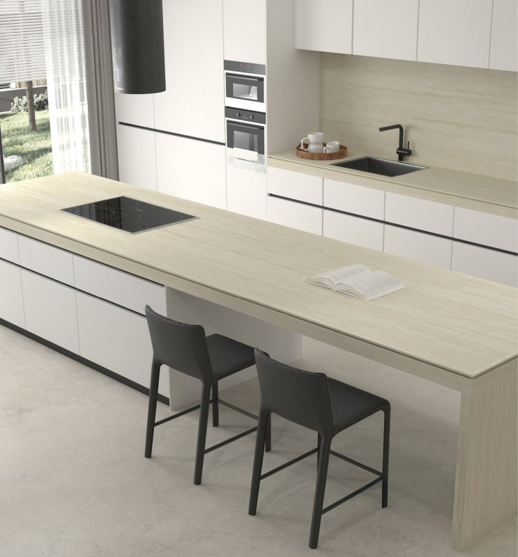 Sintered stone, Curvable sintered stone, porcelain slab