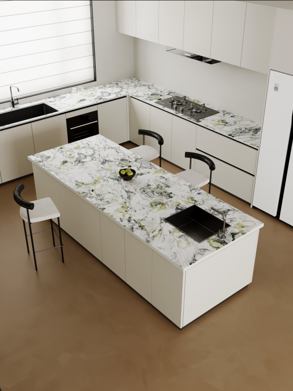 Sintered stone, Curvable sintered stone, porcelain slab, Neolith, Cosentino, dekton, Lapitec, Laminam