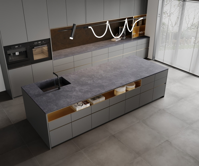 Sintered stone, Curvable sintered stone, porcelain slab, Neolith, Cosentino, dekton, Lapitec, Laminam