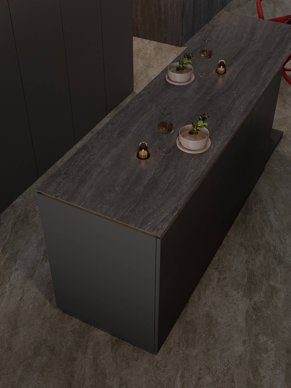 Sintered stone, Curvable sintered stone, porcelain slab, Neolith, Cosentino, dekton, Lapitec, Laminam