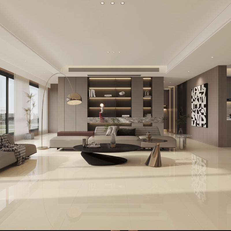 Polished tile