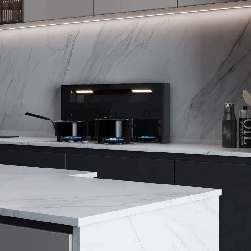 Through-body sintered stone