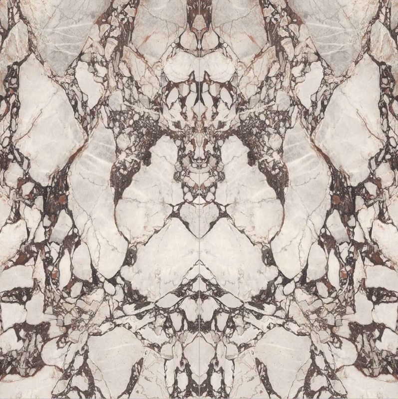Through-body sintered stone